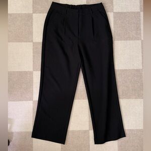 Old Navy Black Wide-Leg Taylor Trousers